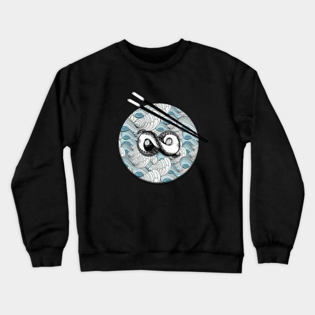 Sushi design Crewneck Sweatshirt by Schokolade